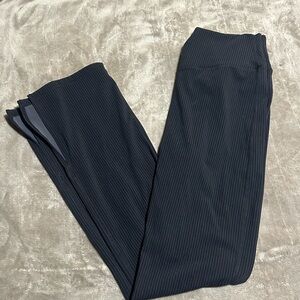 Rosa Boot Cut Legging - Black Pinstripe - XL